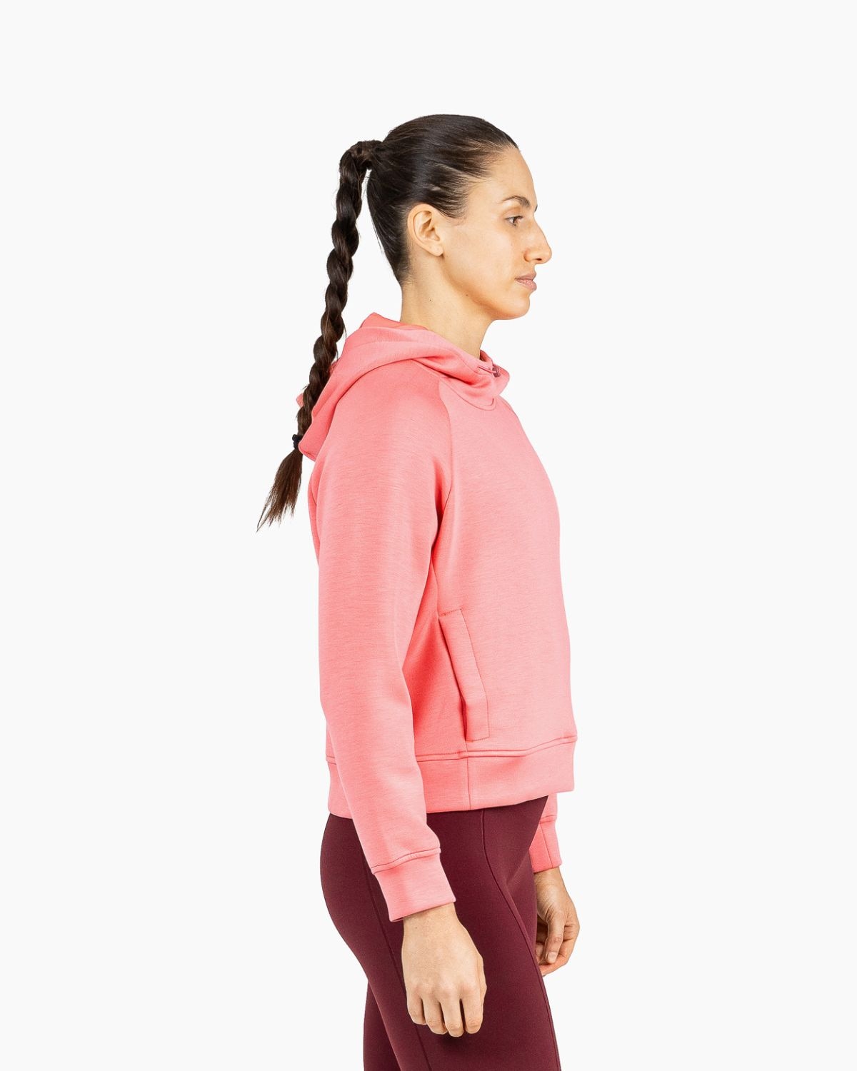 Imagen 2 de Sudadera de entrenamiento cropped HOLO para mujer Velites - Rojo cereza Rojo cereza