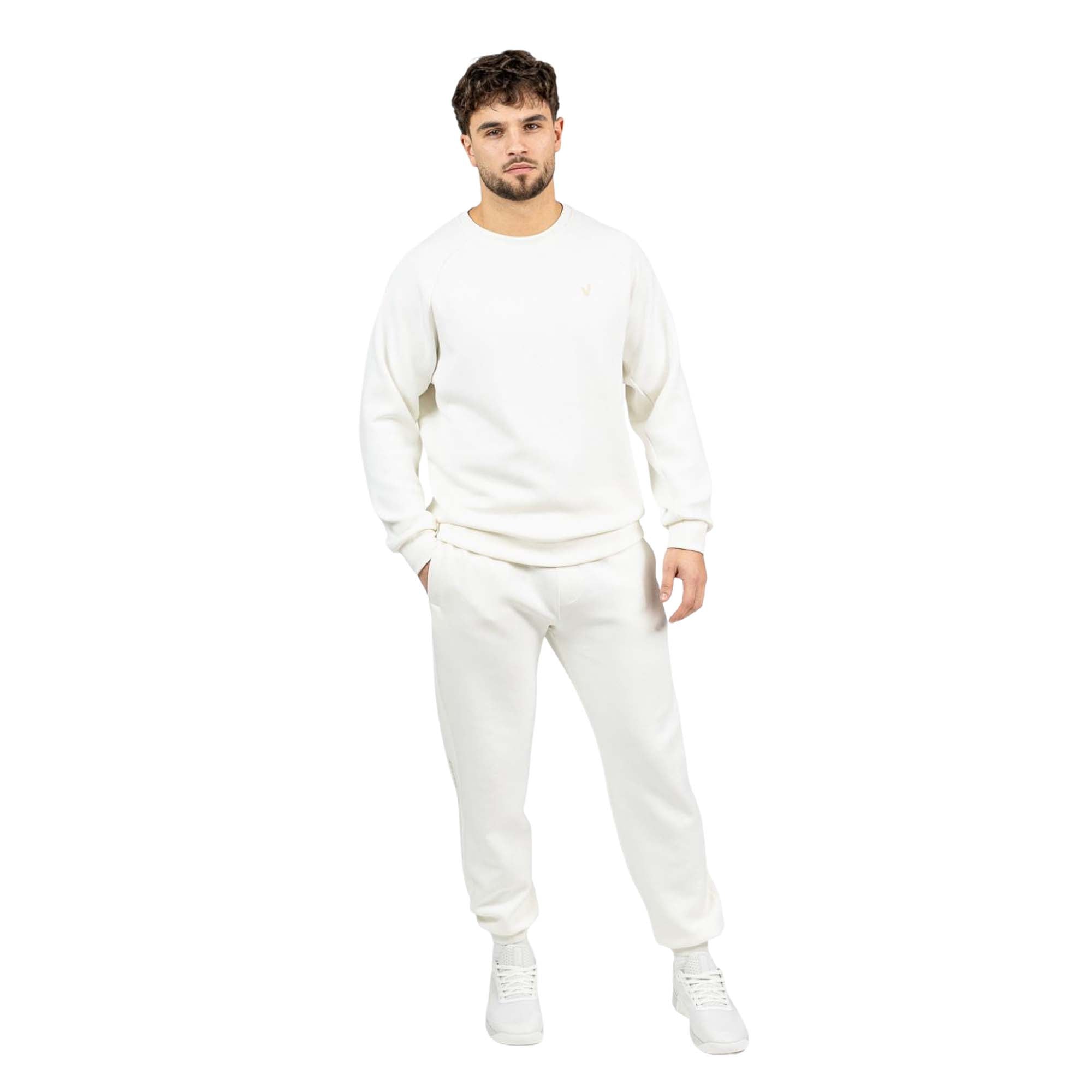 Sudadera sin capucha para entrenamiento unisex Velites - Perla Perla-5