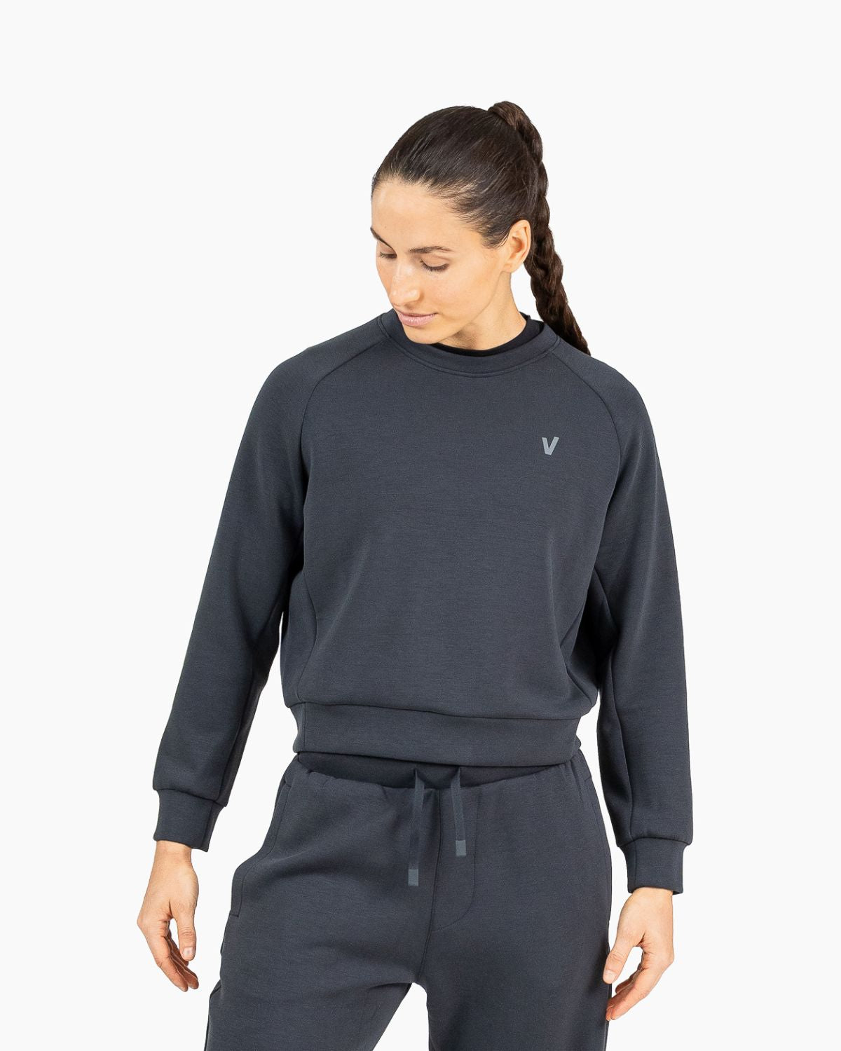 Imagen 3 de Sudadera de entrenamiento sin capucha HOLO para mujer Velites - Negro Negro