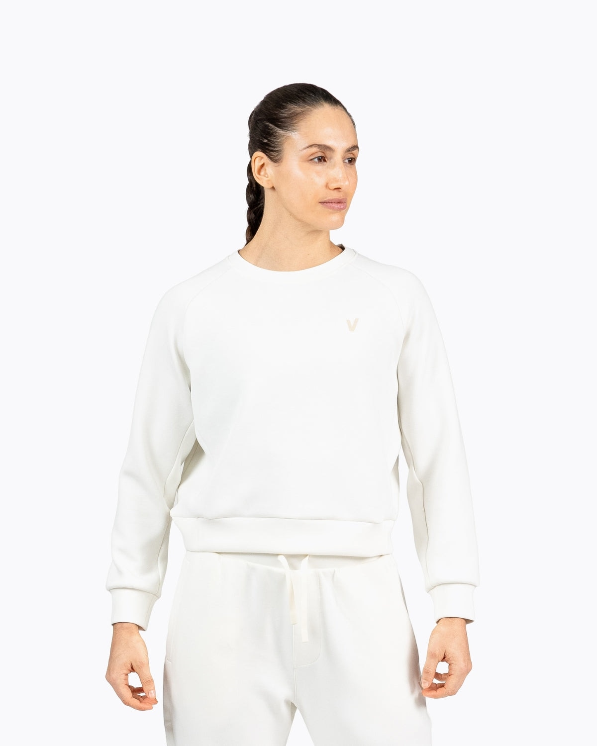 Velites Sudadera de entrenamiento sin capucha HOLO para mujer Azul celeste