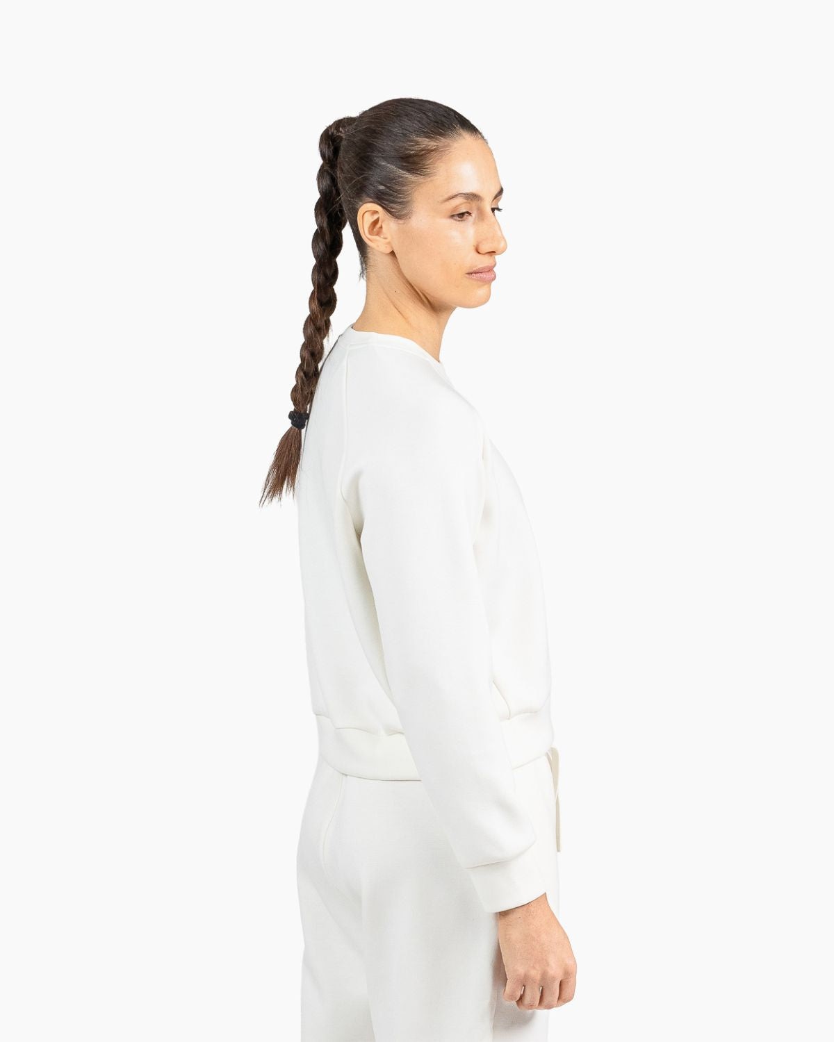 Imagen 2 de Sudadera de entrenamiento sin capucha HOLO para mujer Velites - Perla Perla