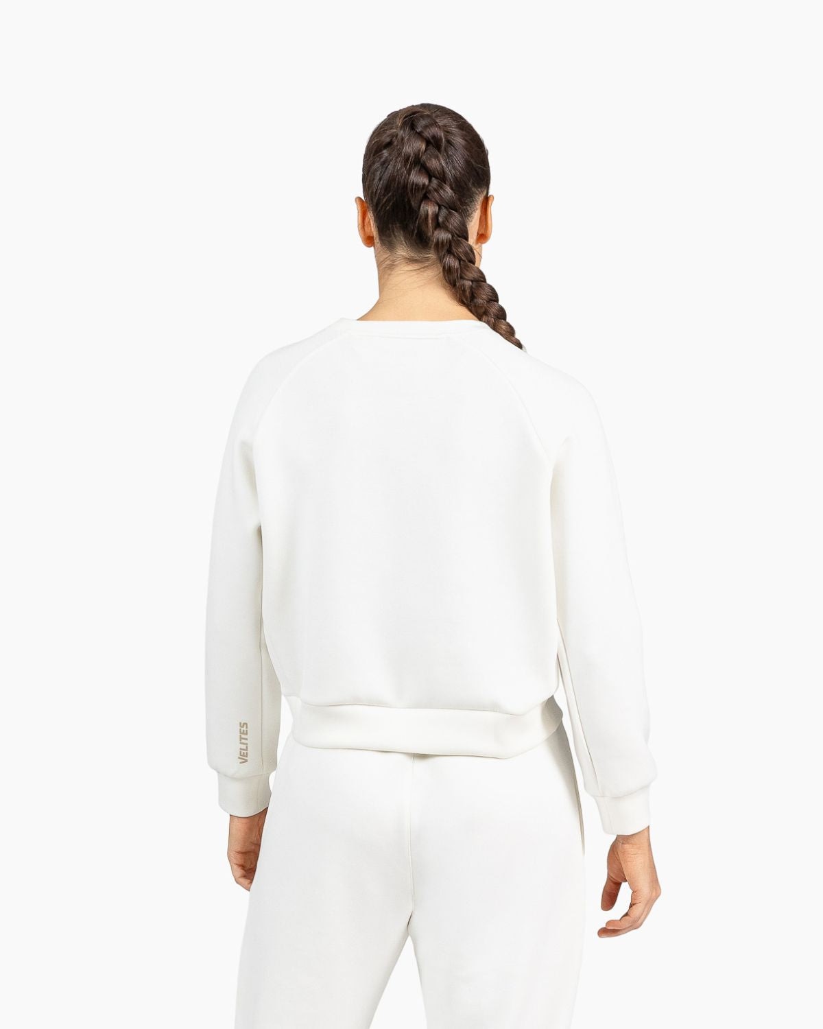 Imagen 3 de Sudadera de entrenamiento sin capucha HOLO para mujer Velites - Perla Perla