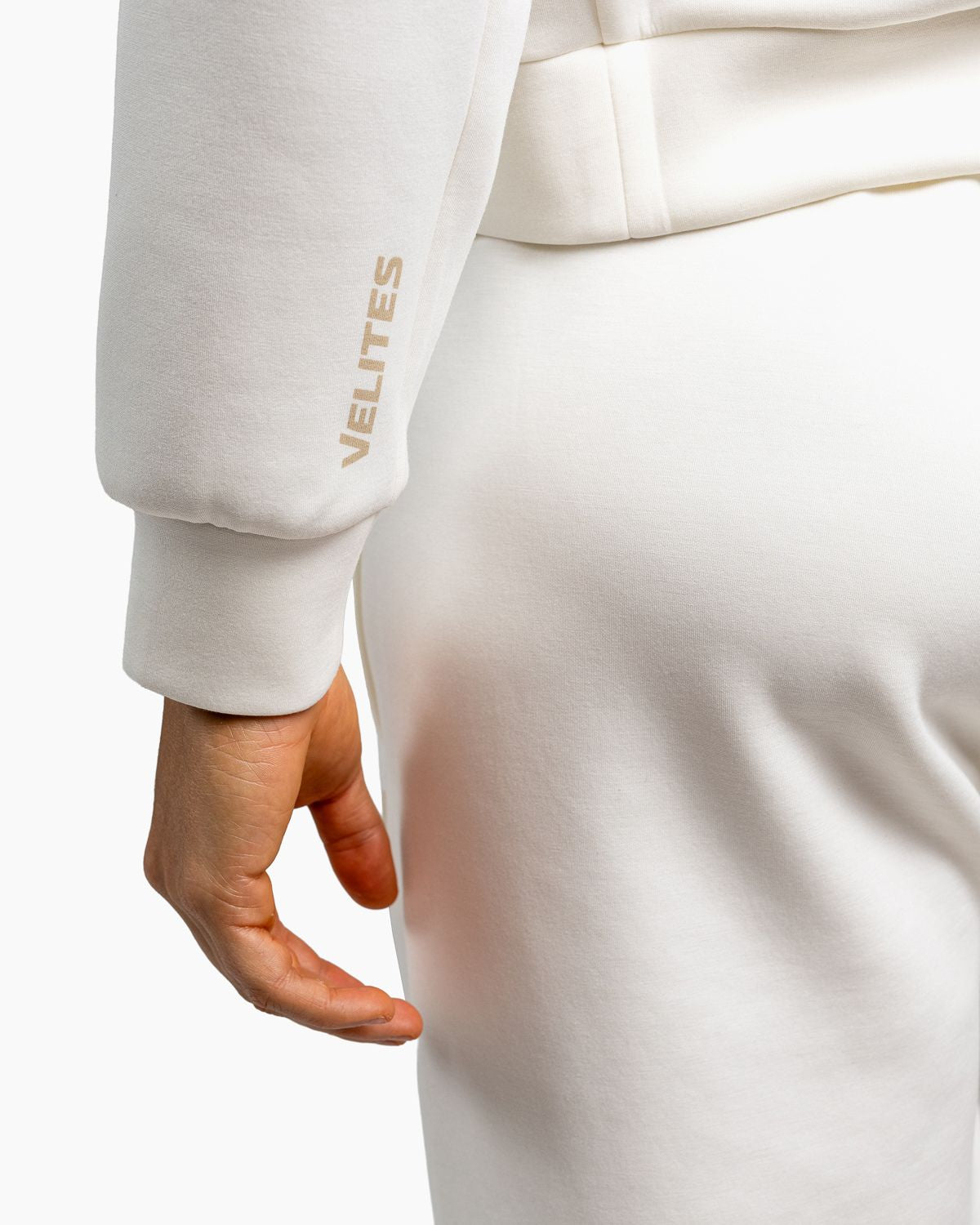 Imagen 4 de Sudadera de entrenamiento sin capucha HOLO para mujer Velites - Perla Perla
