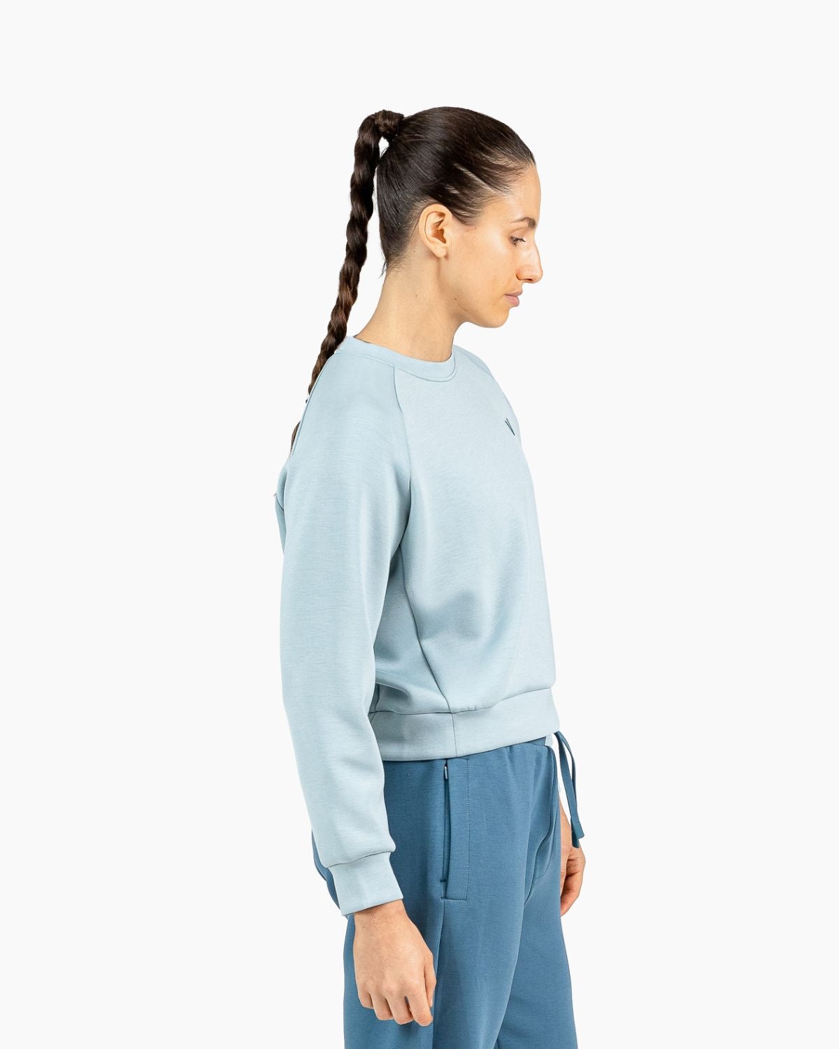 Imagen 2 de Sudadera de entrenamiento sin capucha HOLO para mujer Velites - Azul celeste Azul celeste