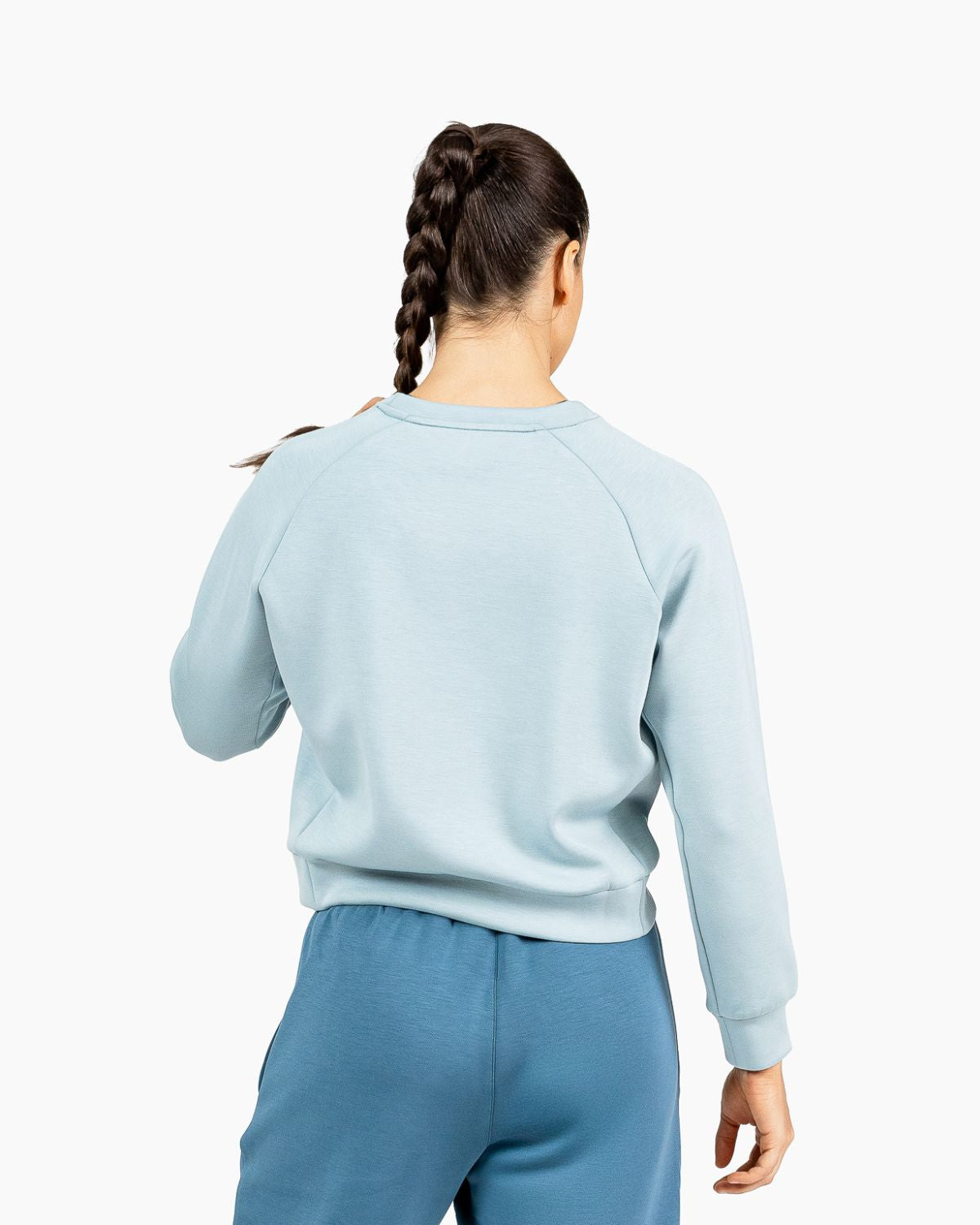 Imagen 4 de Sudadera de entrenamiento sin capucha HOLO para mujer Velites - Azul celeste Azul celeste