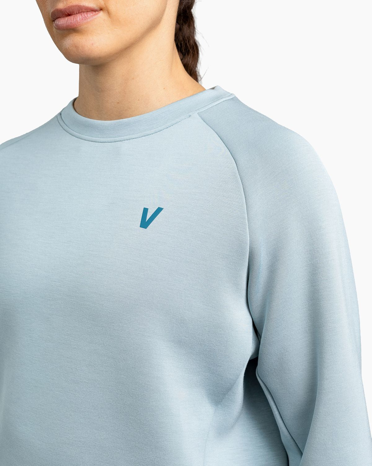 Imagen 5 de Sudadera de entrenamiento sin capucha HOLO para mujer Velites - Azul celeste Azul celeste