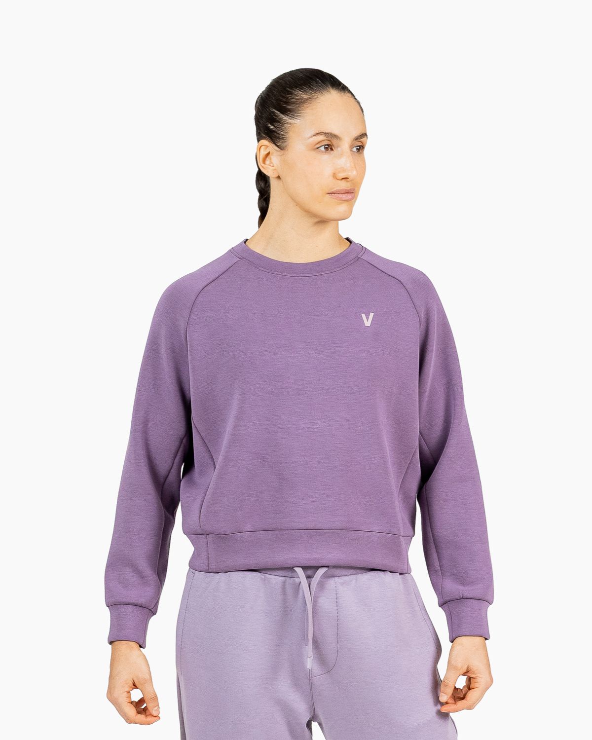 Velites Sudadera de entrenamiento sin capucha HOLO para mujer Azul celeste