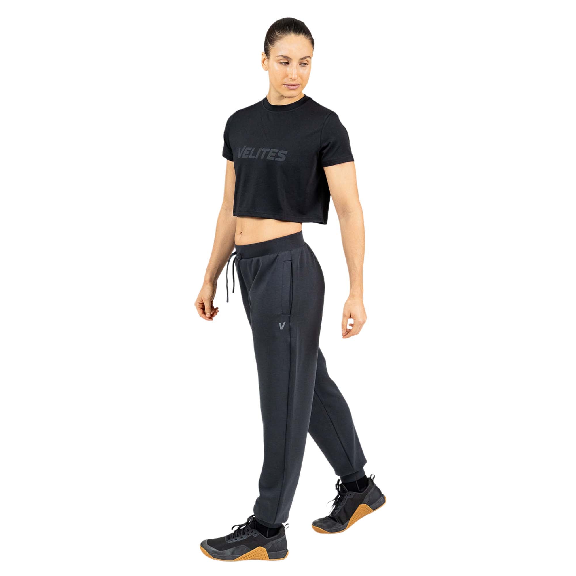 Imagen 2 de Pantalones de chandal para entrenamiento unisex Velites - Negro Negro