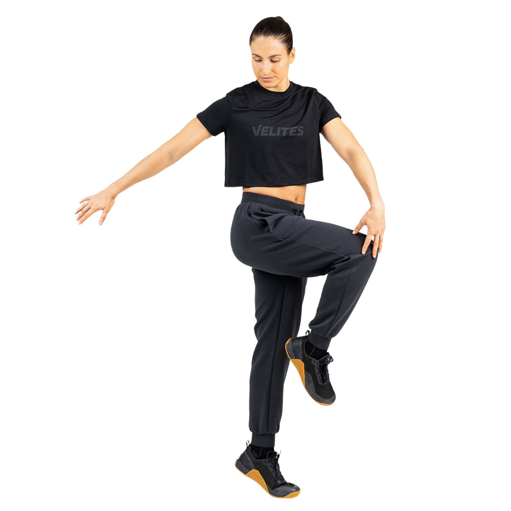 Imagen 5 de Pantalones de chandal para entrenamiento unisex Velites - Negro Negro