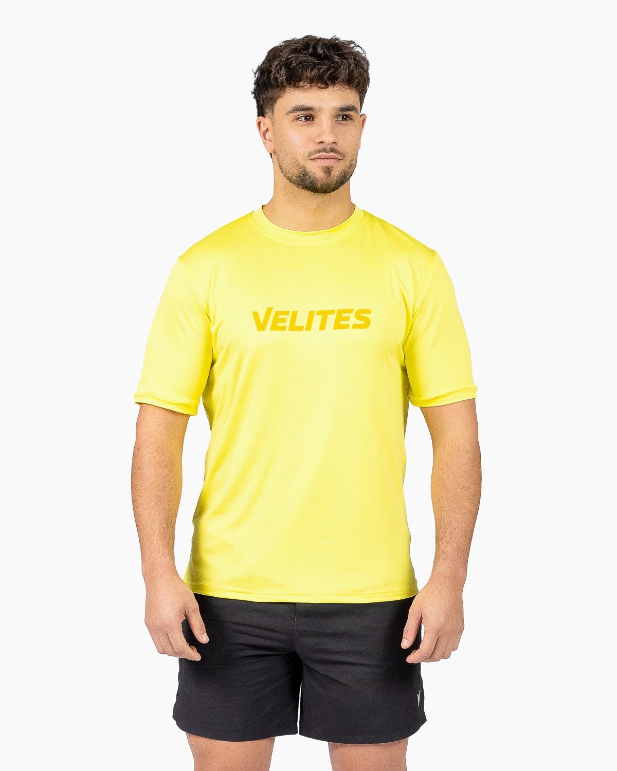 Imagen 3 de Camiseta Holo Perfect Fit Cross Training hombre Velites - Amarillo Flúor Amarillo Flúor