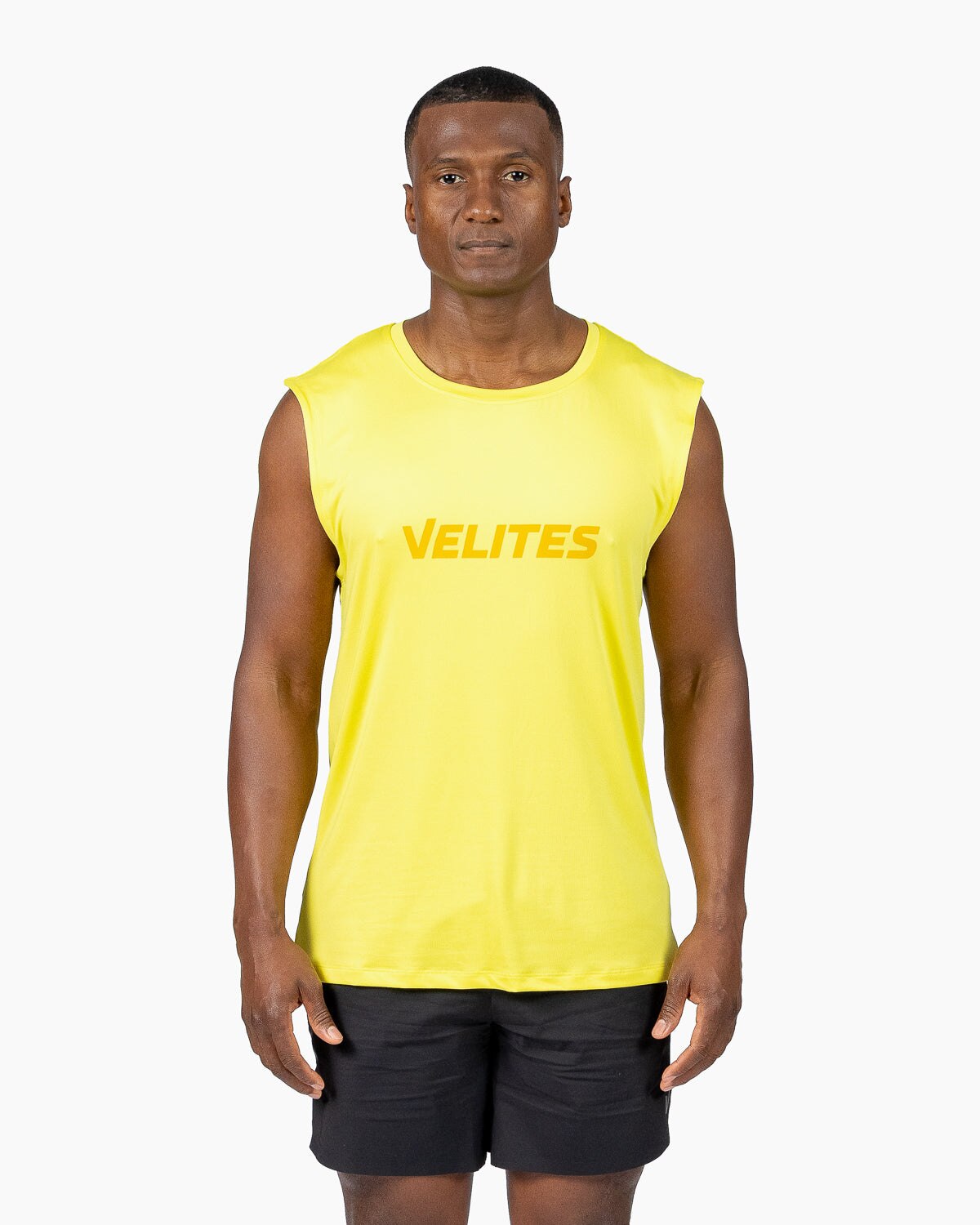 Velites Camiseta sin mangas de entrenamiento Hombre Amarillo