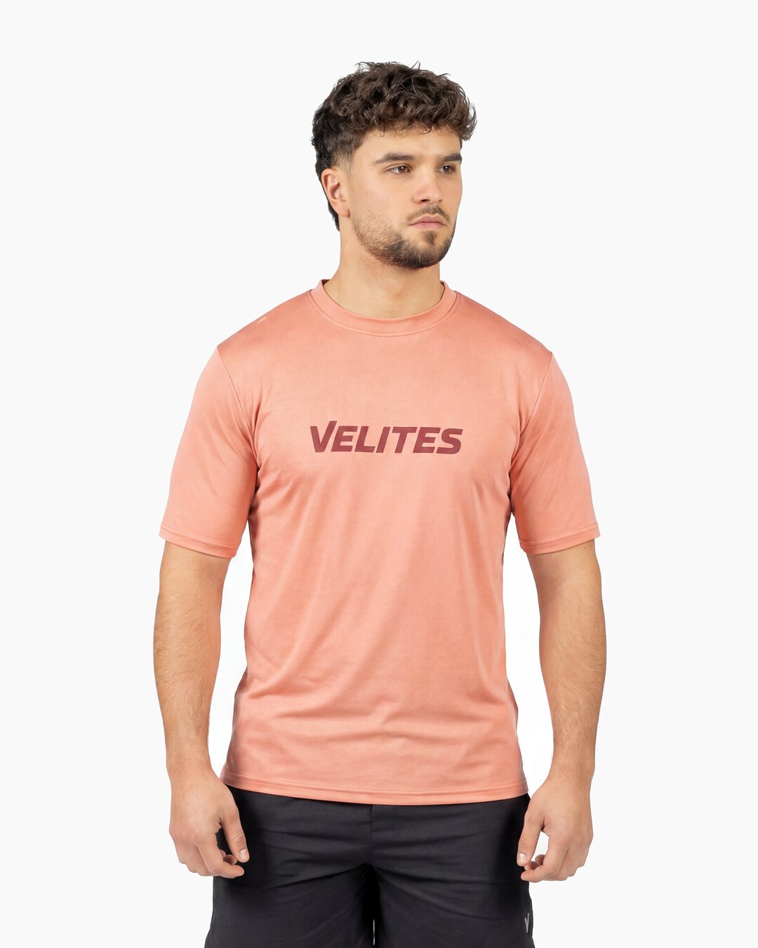 Velites Camiseta Holo Perfect Fit Cross Training hombre Naranja claro