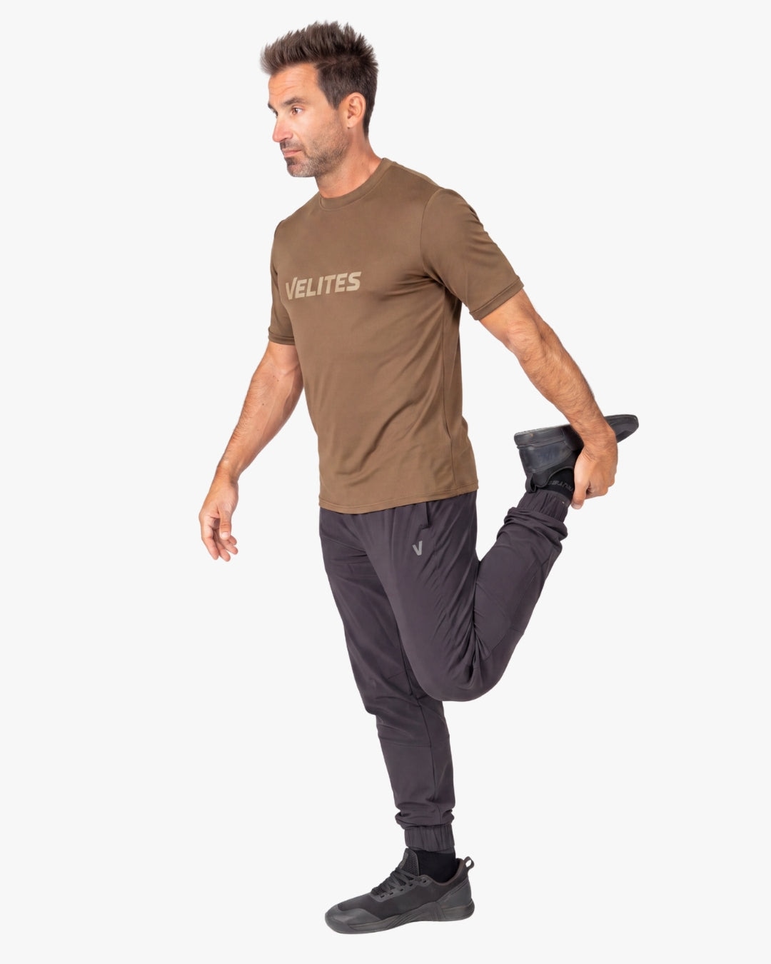 Imagen 3 de Camiseta Holo Perfect Fit Cross Training hombre Velites - Marrón claro Marrón claro