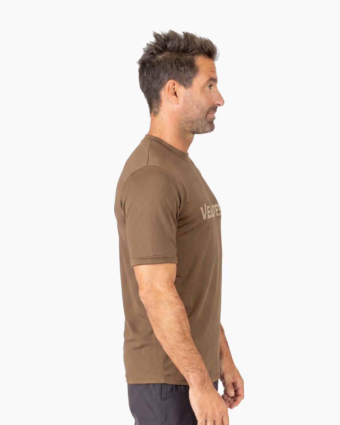 Imagen 5 de Camiseta Holo Perfect Fit Cross Training hombre Velites - Marrón claro Marrón claro