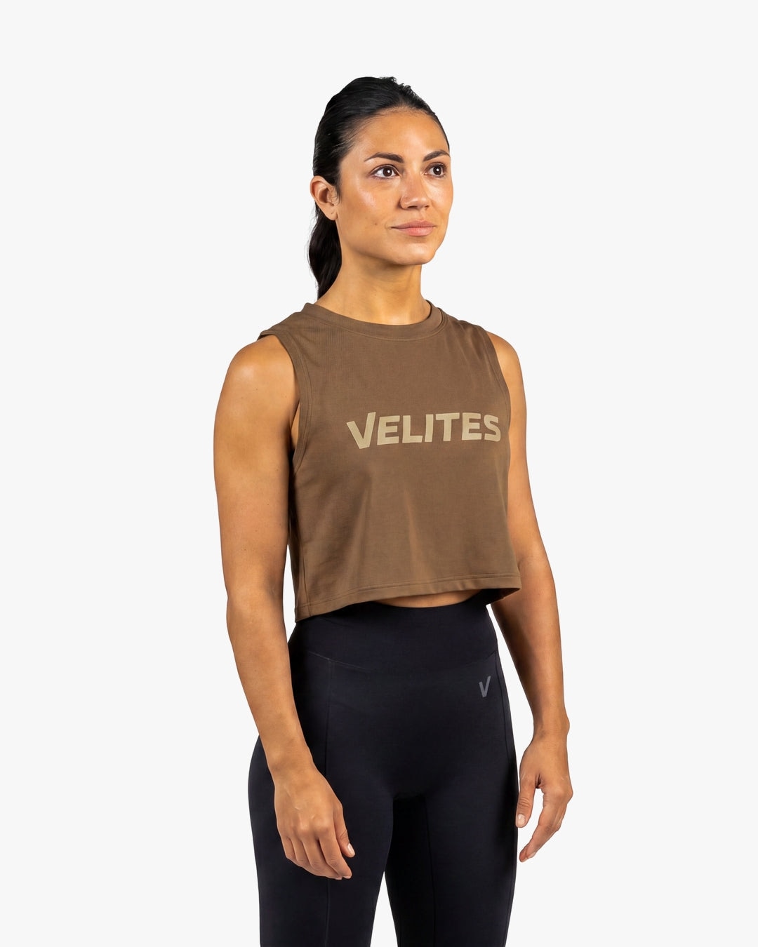 Velites Camiseta deportiva sin mangas mujer Naranja claro