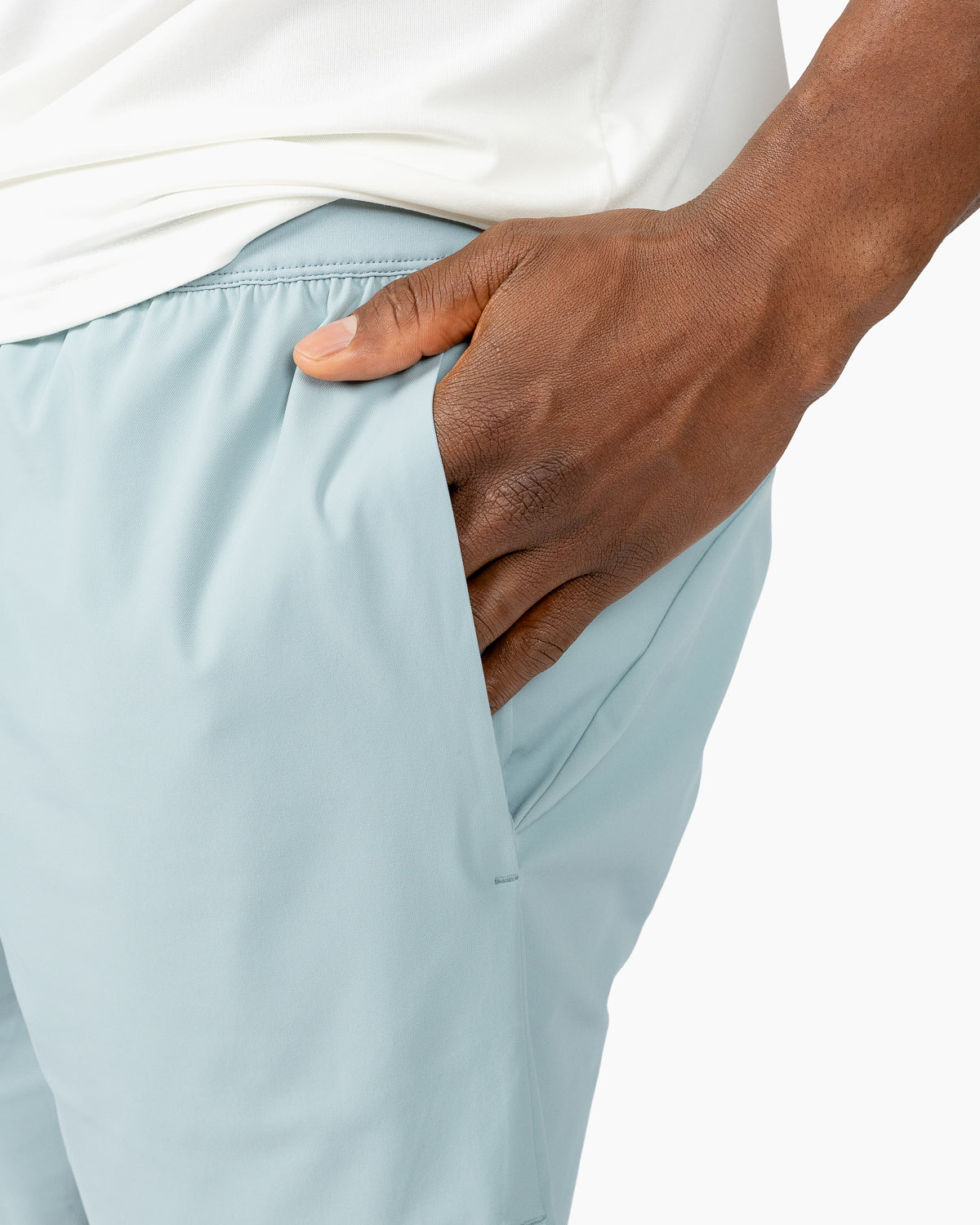 Imagen 5 de Pantalón corto fitness para hombre Holo Velites - Azul celeste Azul celeste