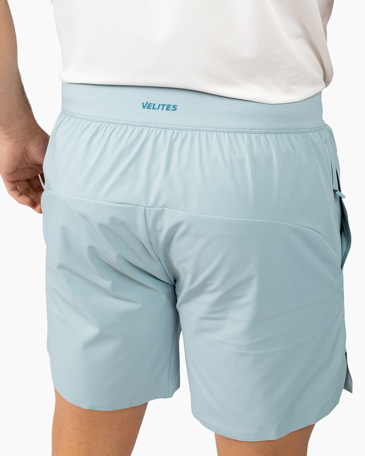Imagen 6 de Pantalón corto fitness para hombre Holo Velites - Azul celeste Azul celeste