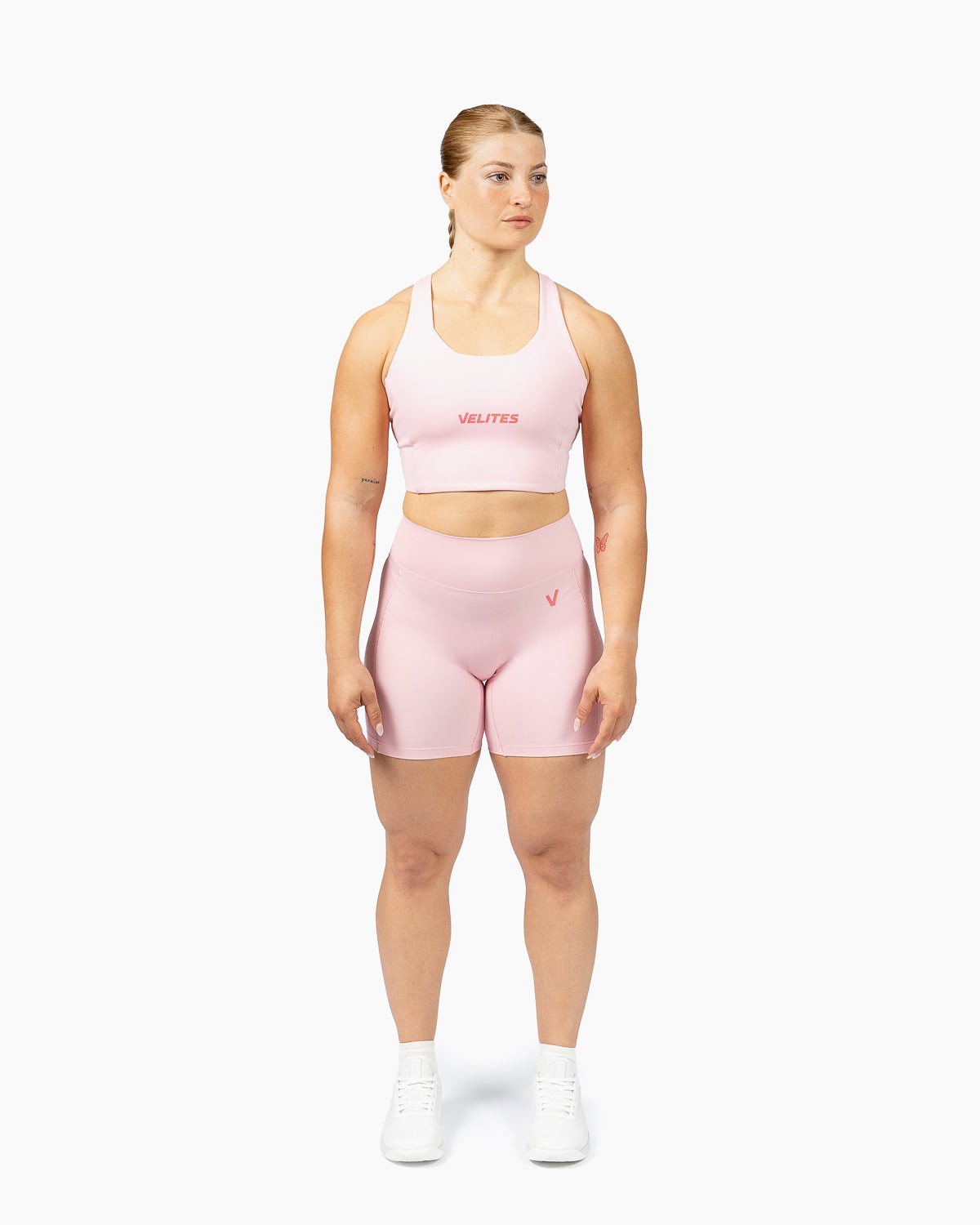 Imagen 3 de Sujetador de corte alto para entrenamiento mujer Velites - Rosa chicle Rosa chicle