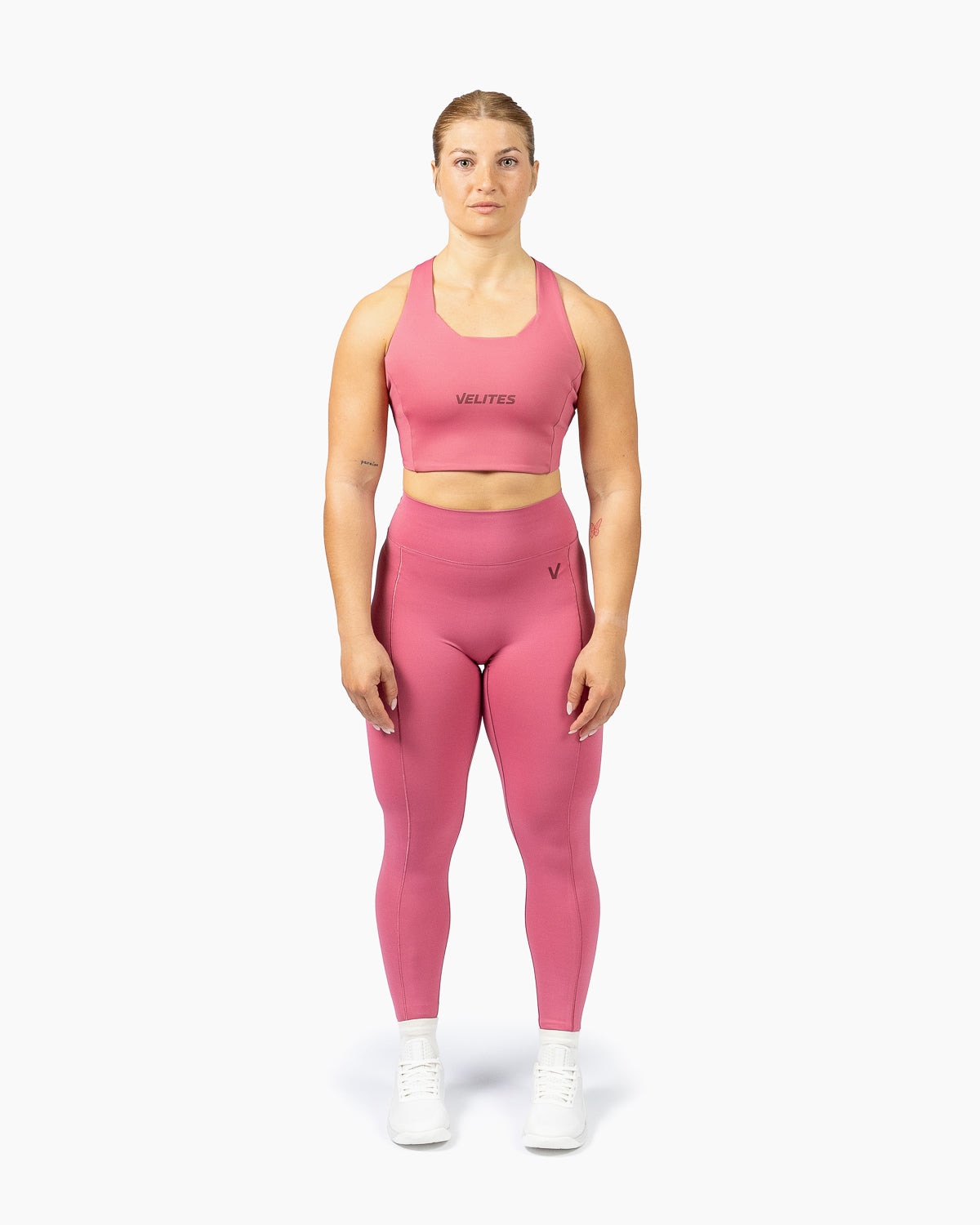 Velites Sujetador de corte alto para entrenamiento mujer Azul eléctrico