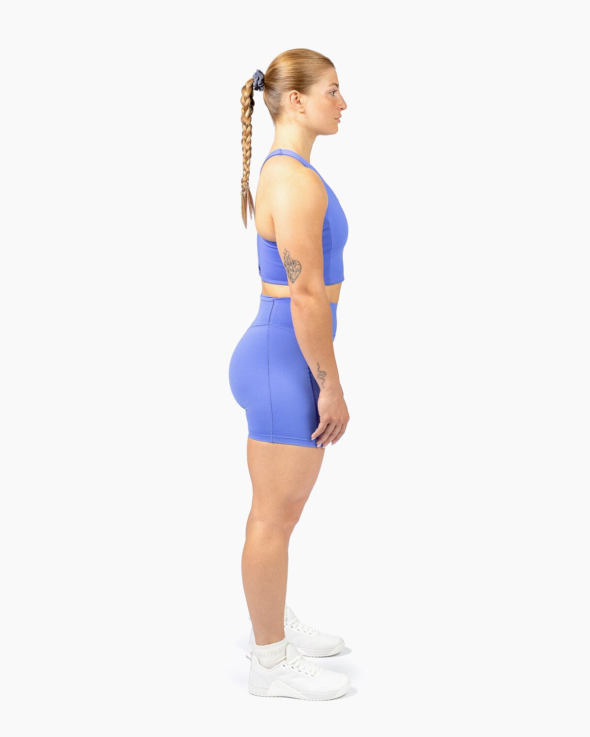 Imagen 4 de Sujetador de corte alto para entrenamiento mujer Velites - Azul eléctrico Azul eléctrico