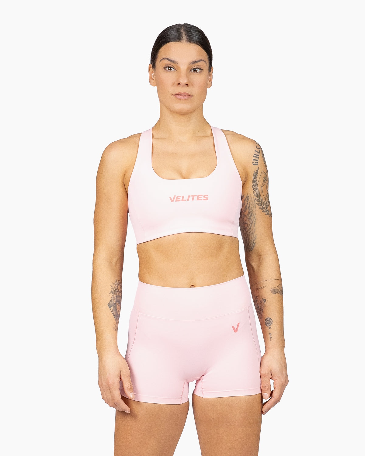 Velites Sujetador de corte bajo para entrenamiento mujer Azul claro