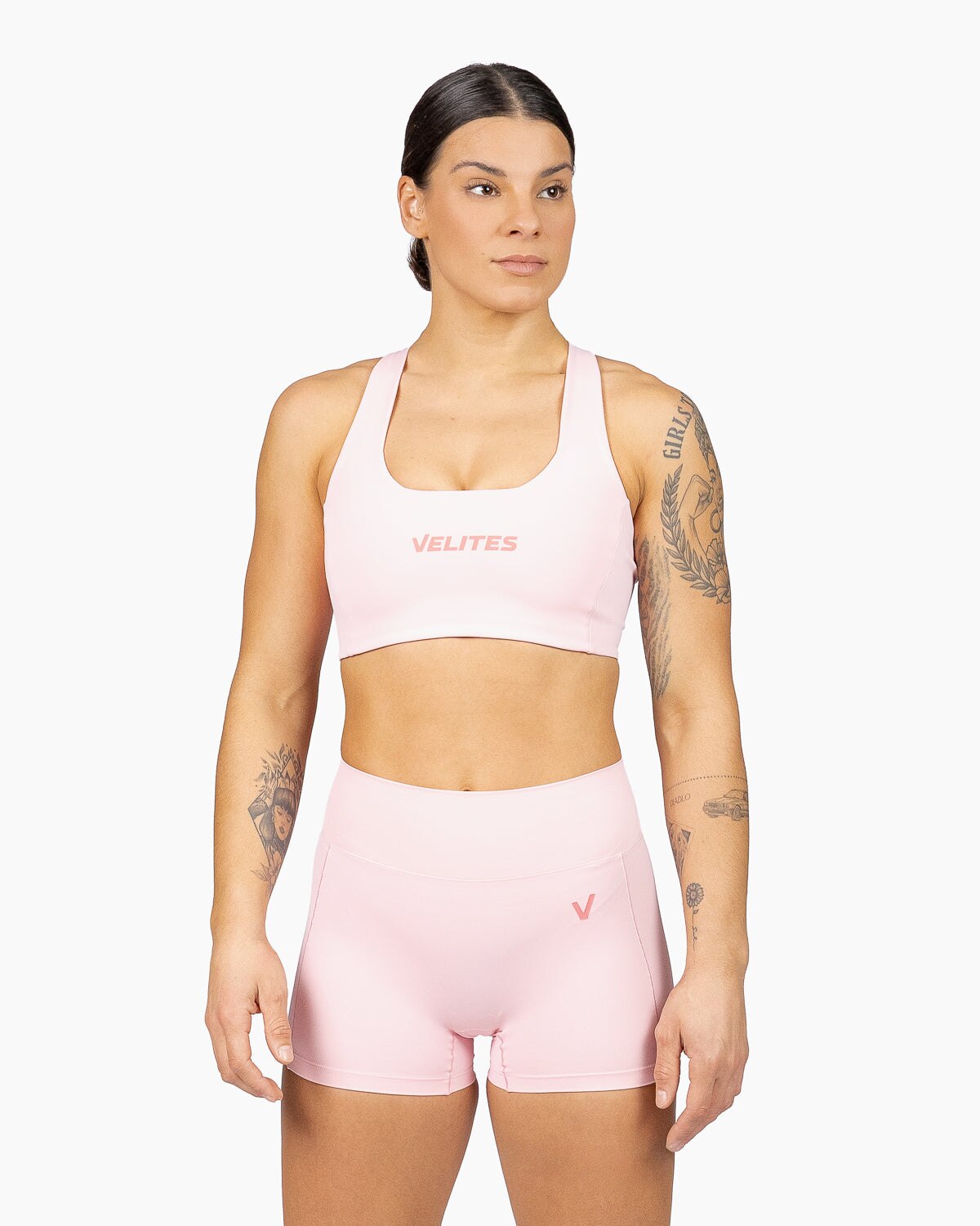 Imagen 5 de Sujetador de corte bajo para entrenamiento mujer Velites - Rosa chicle Rosa chicle