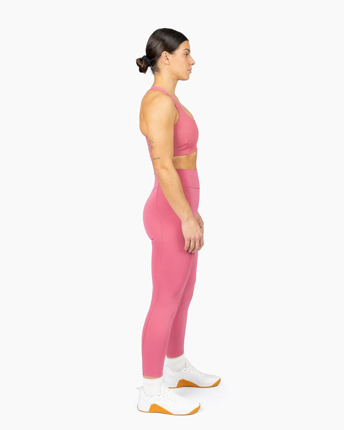 Imagen 3 de Leggins largos para entrenamiento mujer Velites - Rosa Rosa