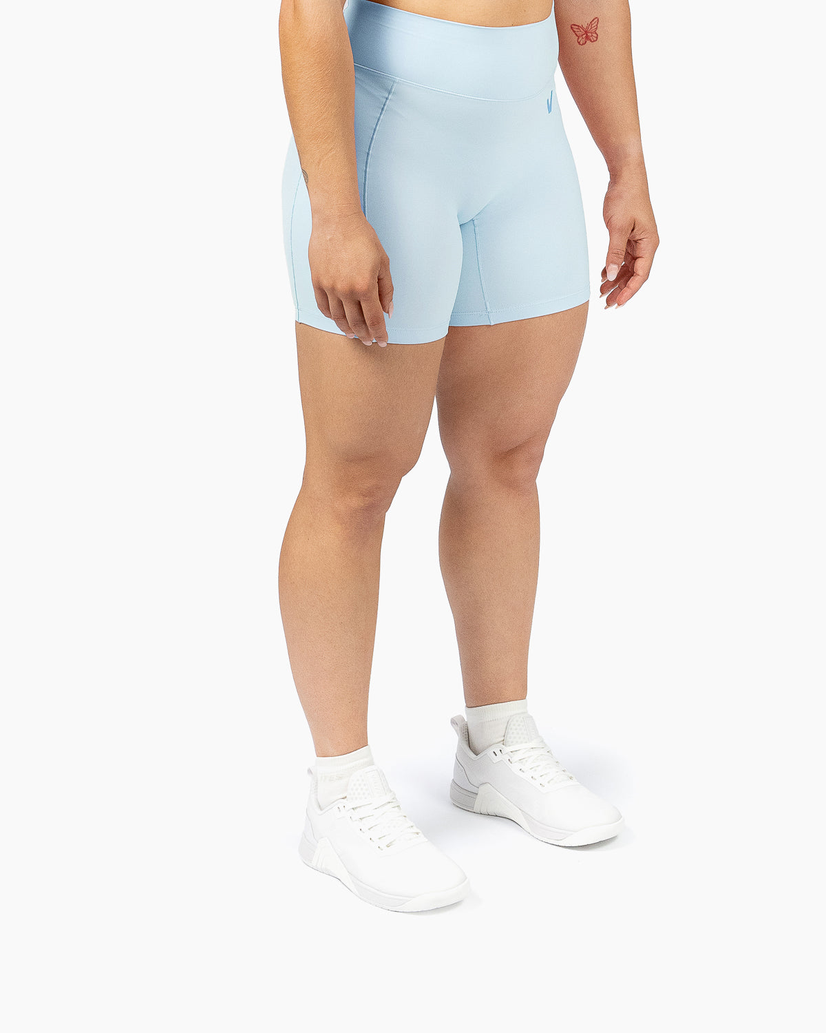 Imagen 3 de Leggins medios para entrenamiento mujer Velites - Azul claro Azul claro