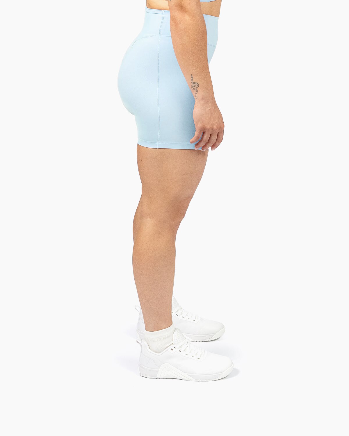 Imagen 4 de Leggins medios para entrenamiento mujer Velites - Azul claro Azul claro