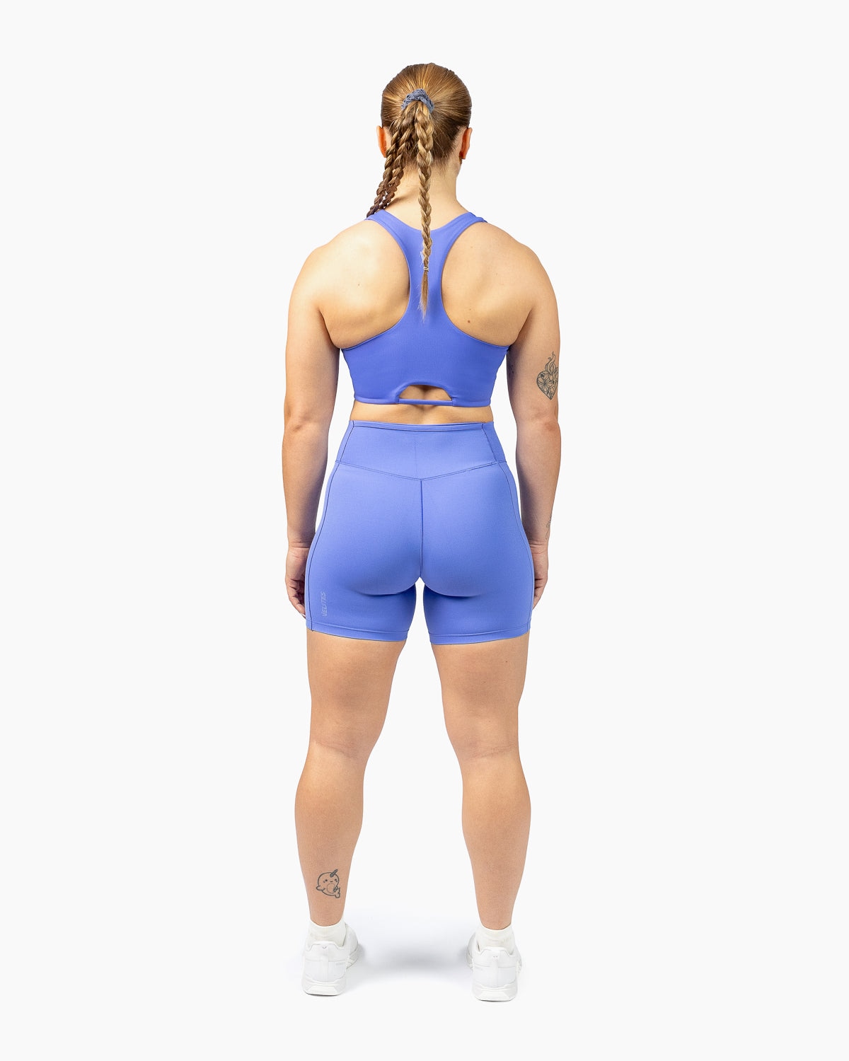 Imagen 2 de Leggins medios para entrenamiento mujer Velites - Azul eléctrico Azul eléctrico