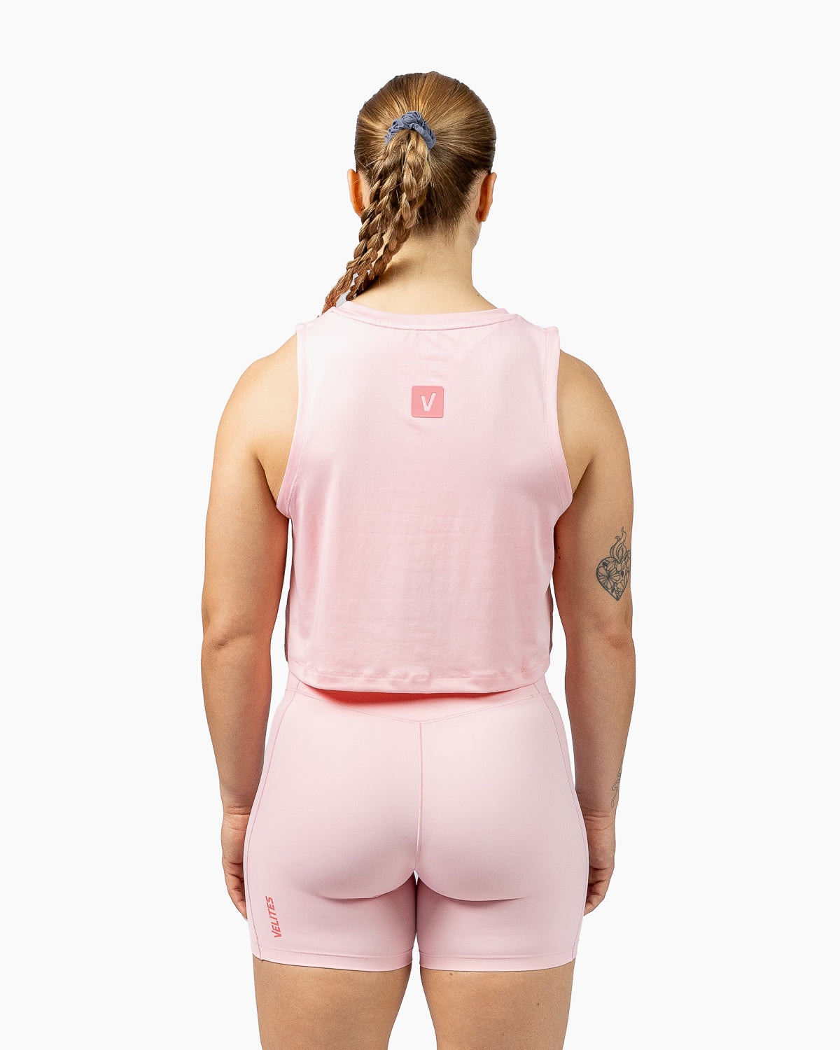 Imagen 5 de Leggins medios para entrenamiento mujer Velites - Rosa chicle Rosa chicle