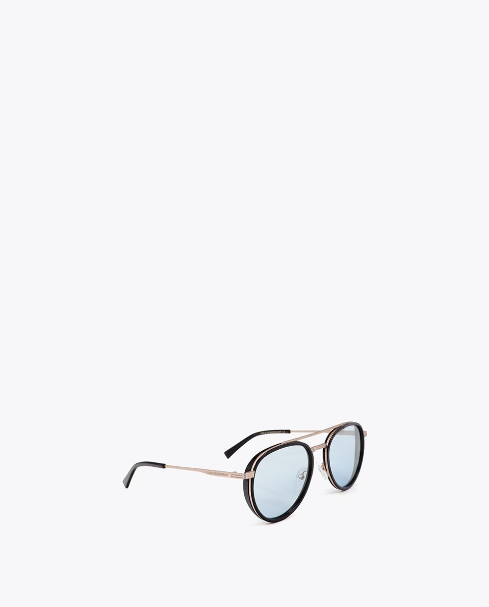 Gafas de sol de mujer tipo aviador con lente fotocromática - Lola Casademunt - Azul Azul-3
