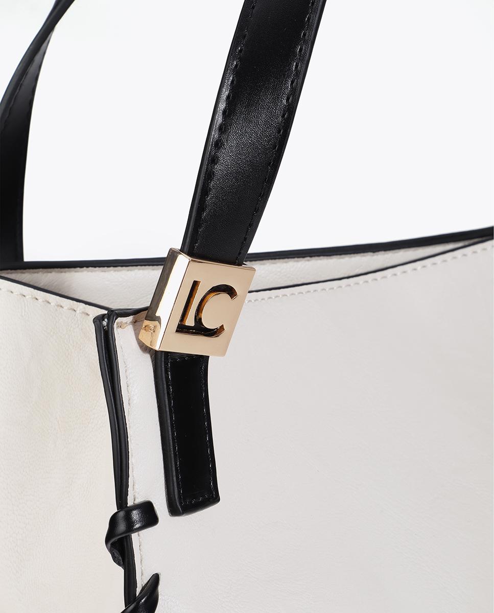 Shopper con detalle trenzado a contraste - Lola Casademunt - Crudo Crudo-6