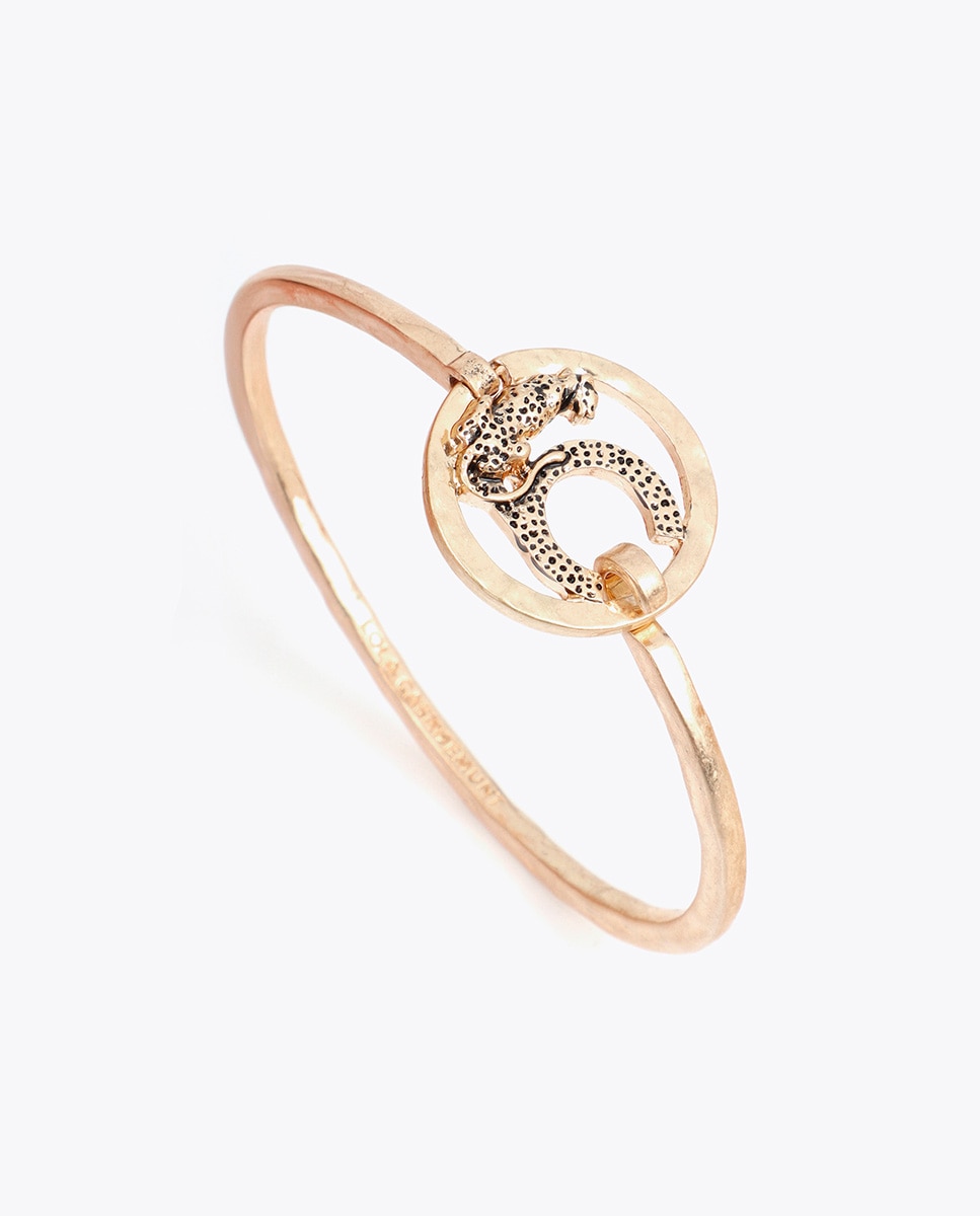 Pulsera rígida con logo lc animal - Lola Casademunt - Oro Oro-3