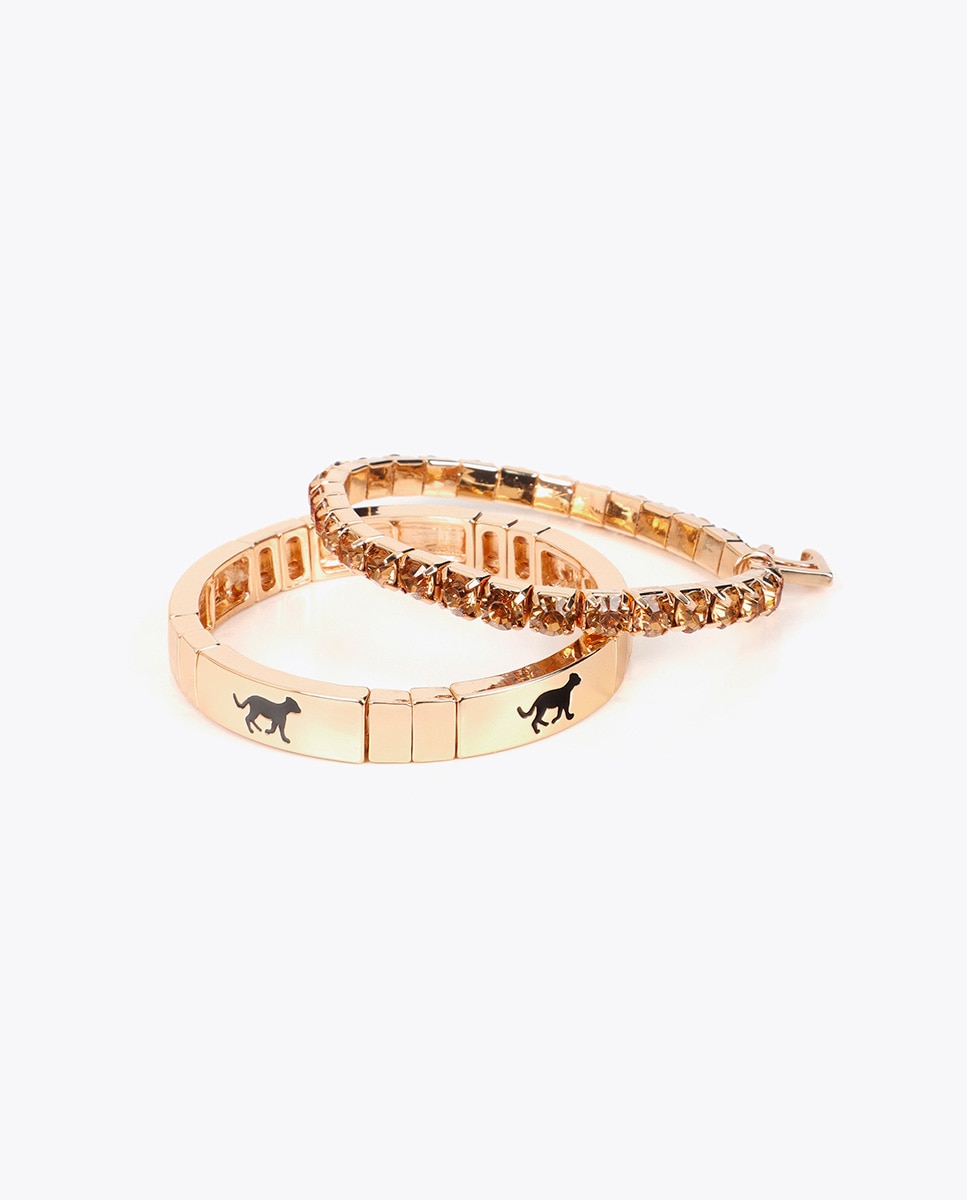 Imagen 2 de Conjunto de pulseras elásticas lacado personalizado - Lola Casademunt - Naranja Naranja