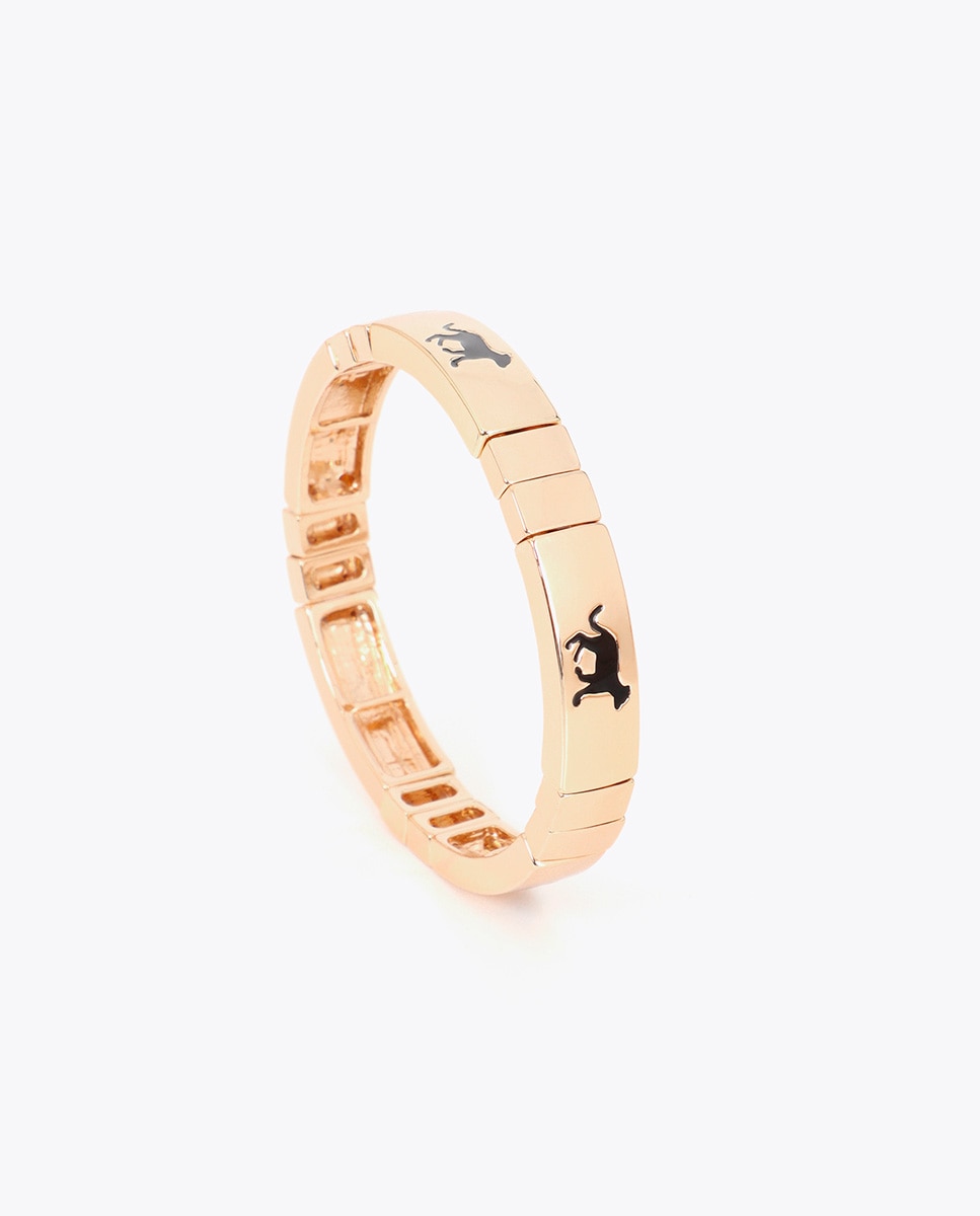 Imagen 4 de Conjunto de pulseras elásticas lacado personalizado - Lola Casademunt - Naranja Naranja