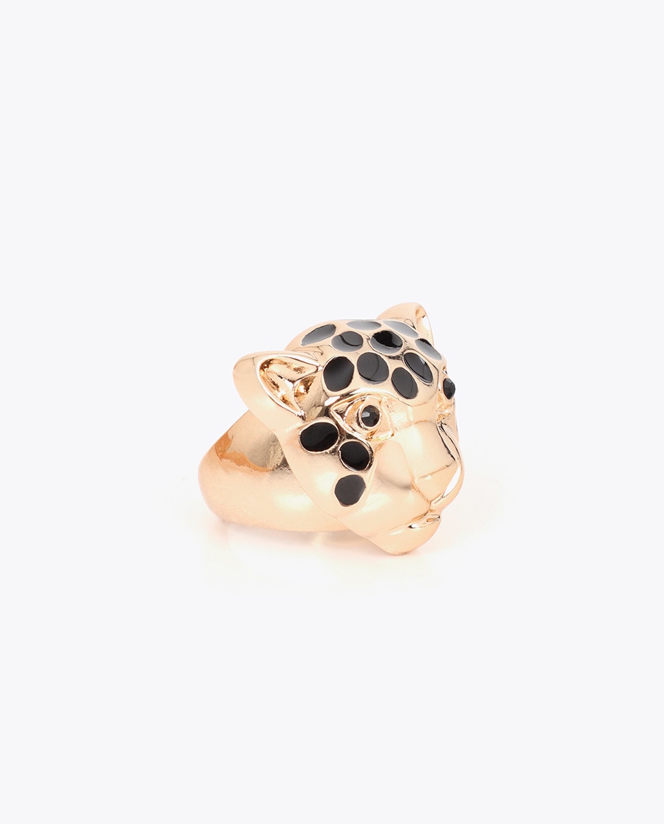 Anillo cabeza leopardo - Lola Casademunt - Oro Oro-2