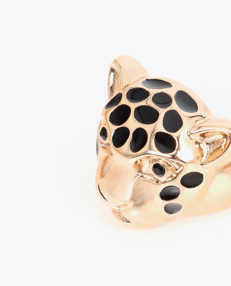 Anillo cabeza leopardo - Lola Casademunt - Oro Oro-5