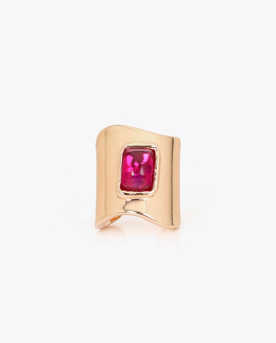 Imagen 0 de Anillo forma irregular Rosa