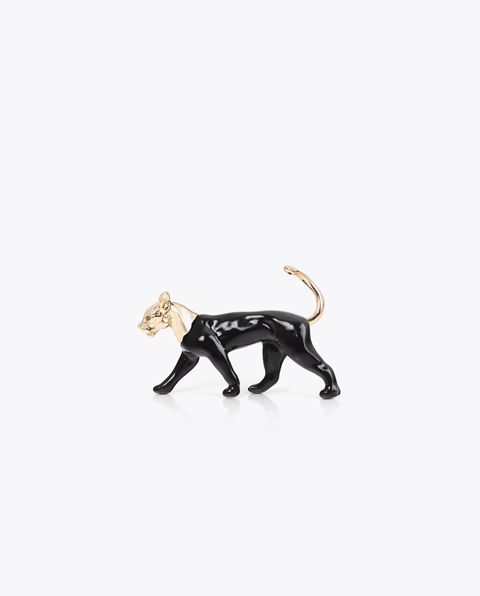 Imagen 0 de Broche leopardo Oro