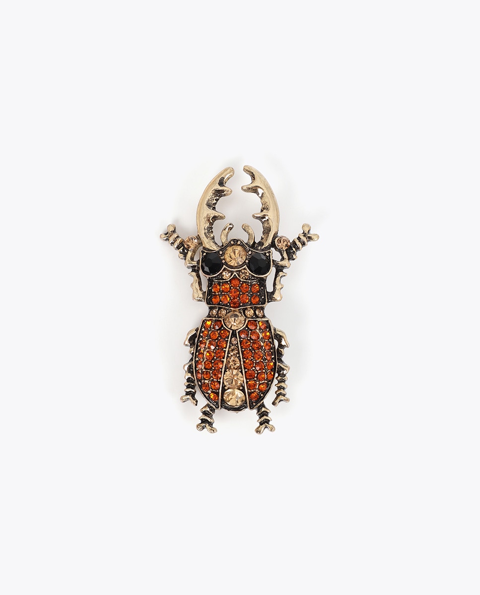 Imagen 0 de Broche escarabajo Rojo