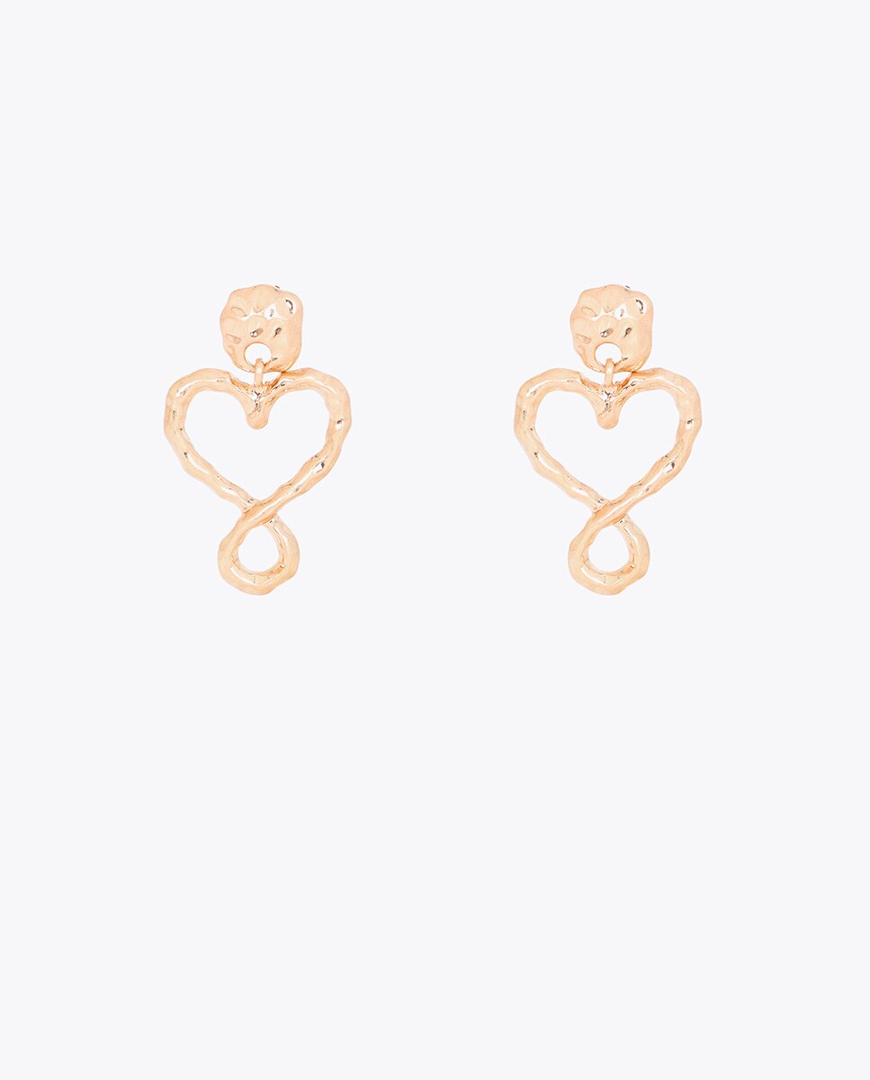 Pendientes corazón infinito - Lola Casademunt - Oro Oro-1