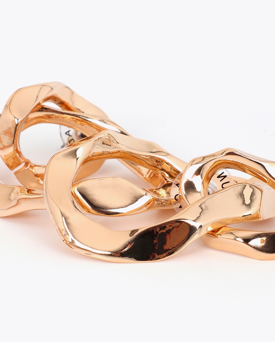 Pendientes doble arandela con textura - Lola Casademunt - Oro Oro-5