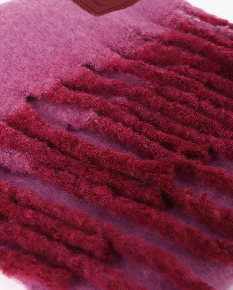 Bufanda básica con detalle flecos degradados - Lola Casademunt - Magenta claro Magenta claro-3
