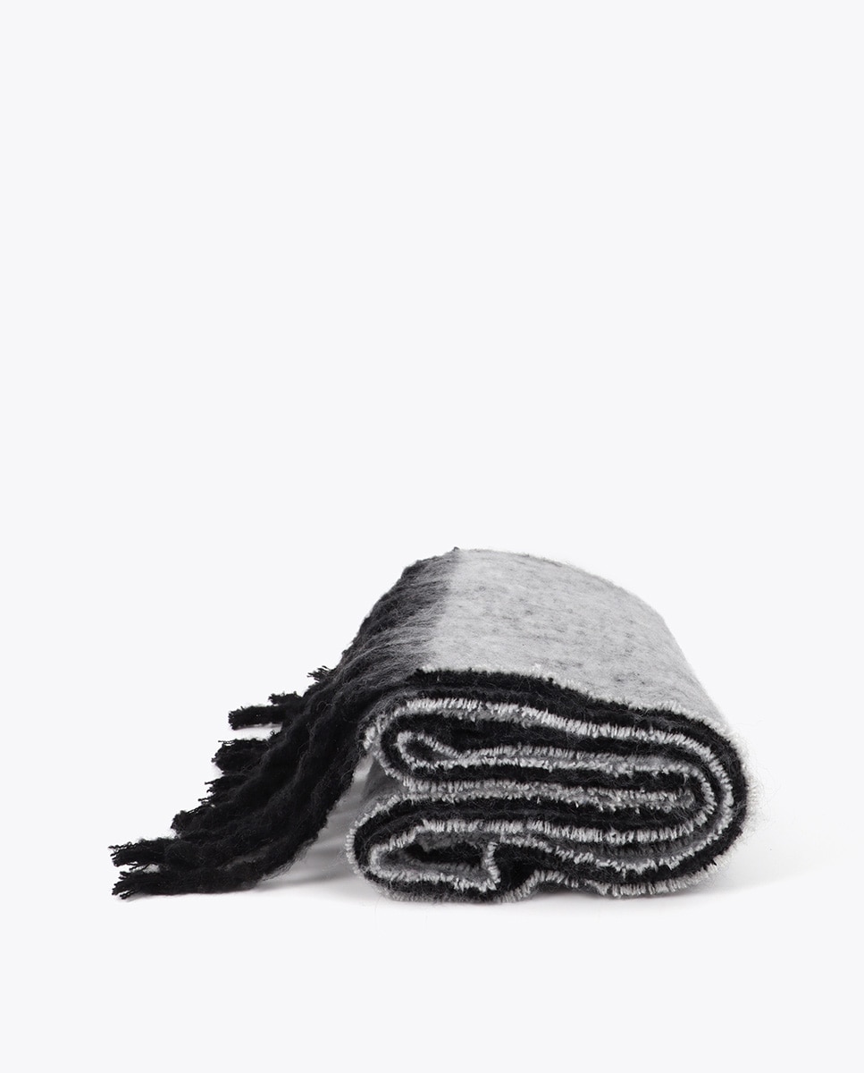 Bufanda reversible con logotipo - Lola Casademunt - Negro Negro-2