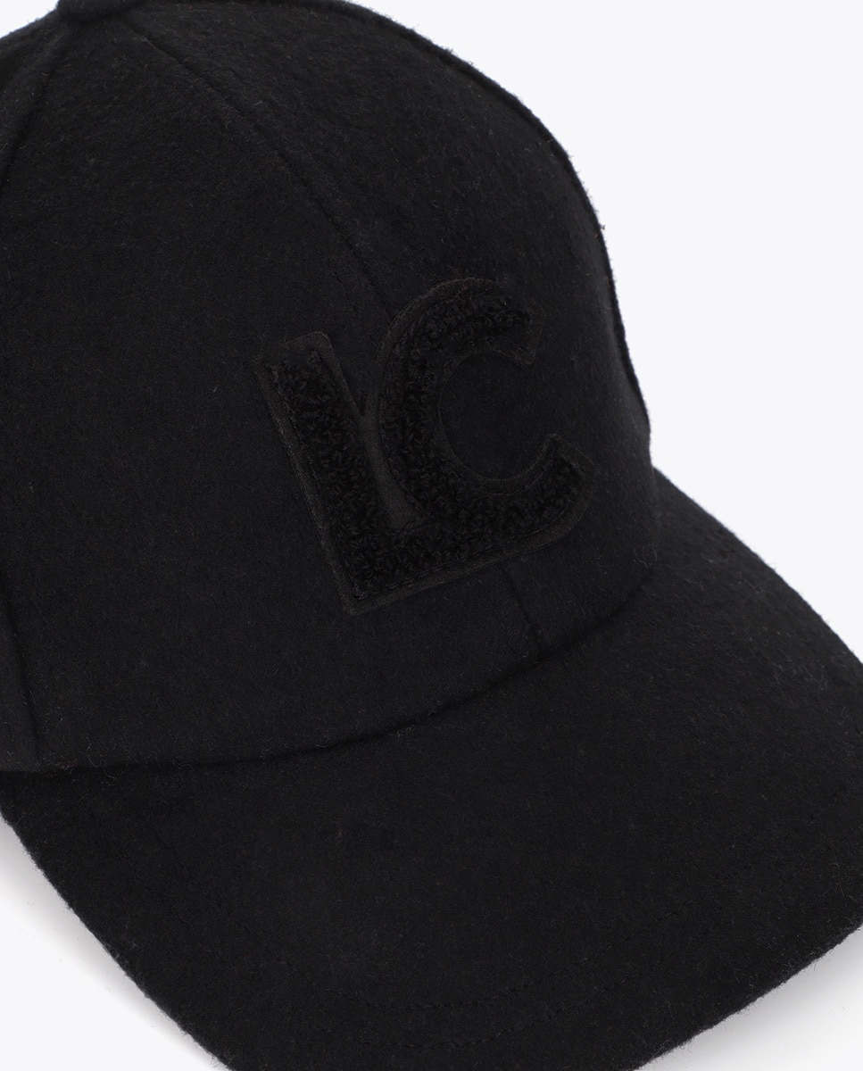 Gorra en tejido tipo gros grain con parche logotipo - Lola Casademunt - Negro Negro-5