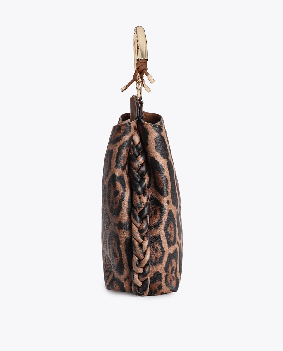 Shopper 1981 animal print efecto piel - Lola Casademunt - Acacia / Marrón Acacia / Marrón-2