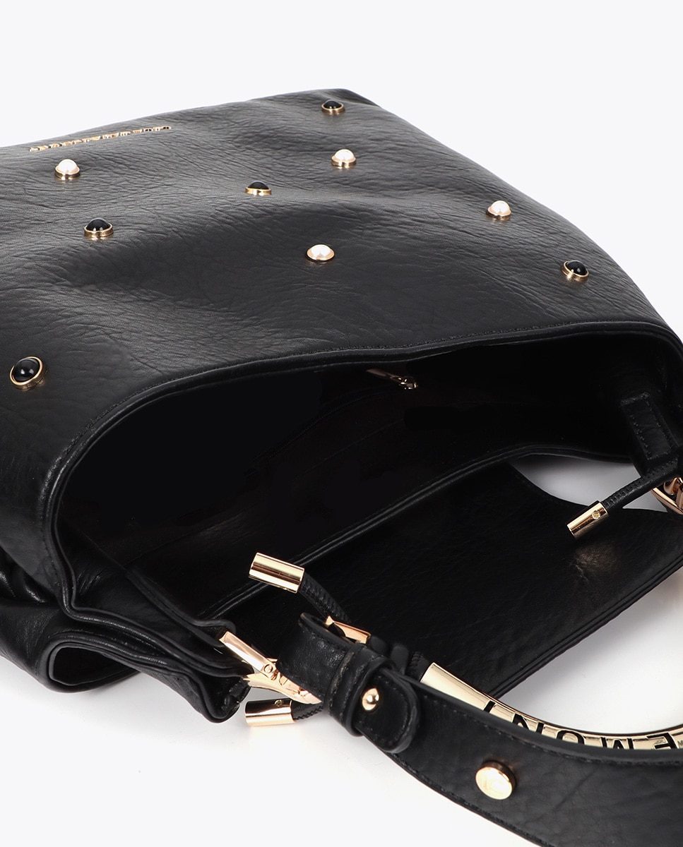 Shopper 1981 con tachas - Lola Casademunt - Negro Negro-5