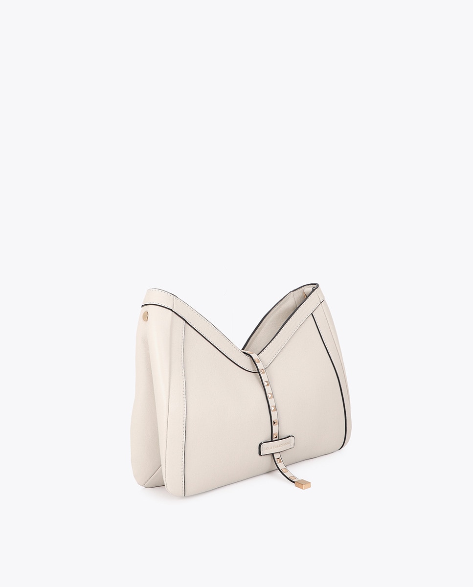 Bandolera efecto piel con tira mini tachas - Lola Casademunt - Humo Humo-3