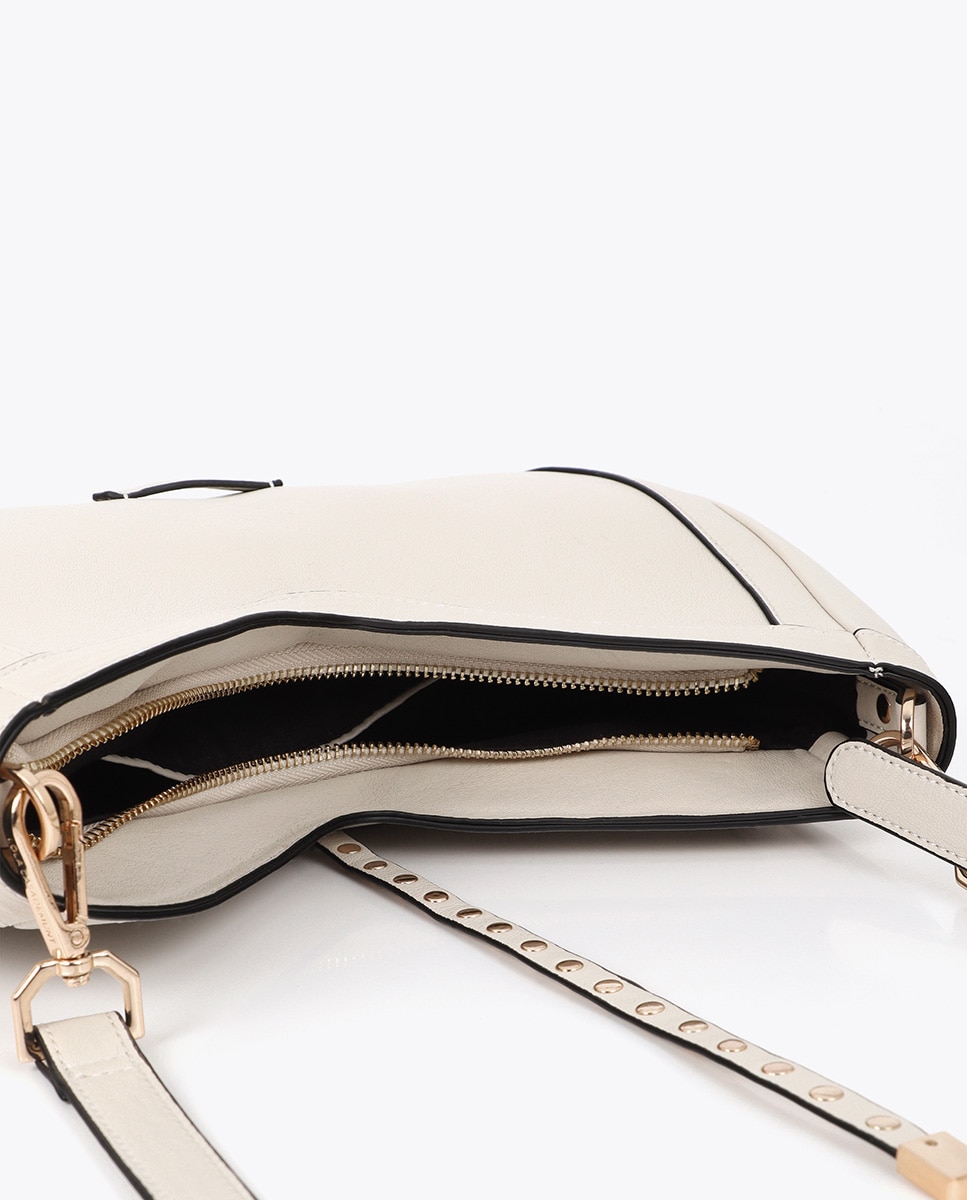 Bandolera efecto piel con tira mini tachas - Lola Casademunt - Humo Humo-5